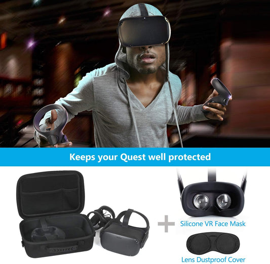 Hard Case for Meta Quest for Oculus Quest VR